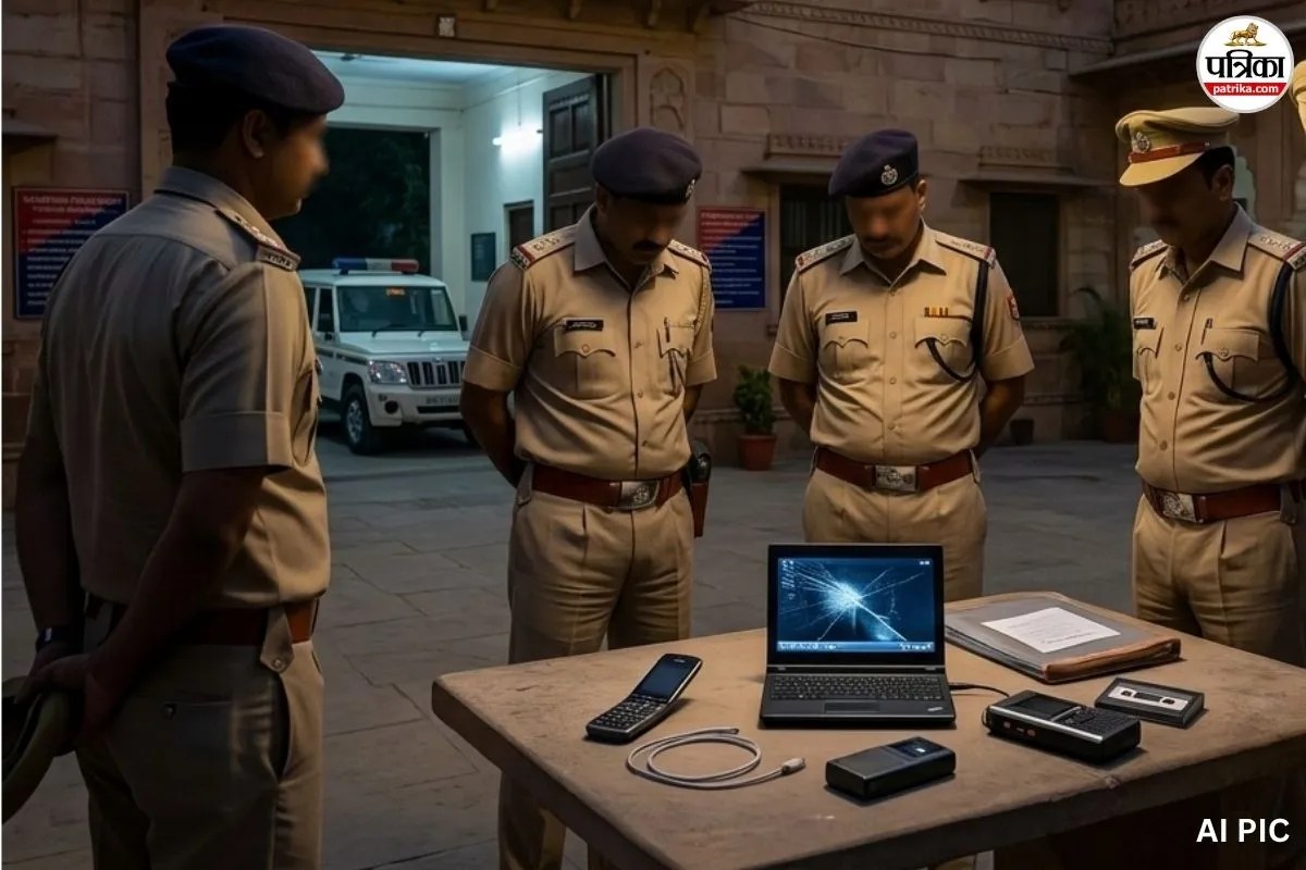 Rajasthan Police Cyber Fraud Collusion SHO line hazir and two Policemen suspended