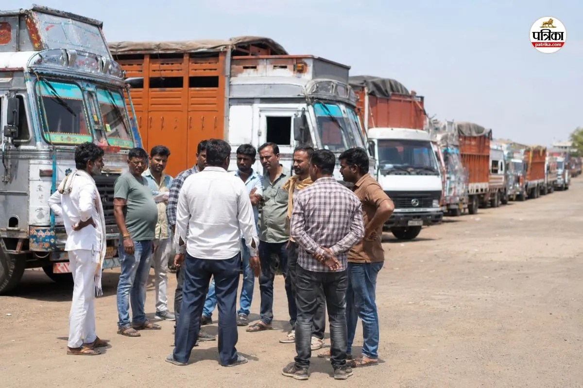 Rajasthan Transporters indefinite strike today VLTD permit e detection challan is issue
