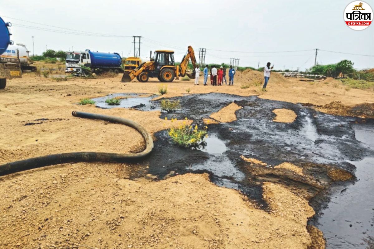 Barmer Crude Oil Pipeline Leak