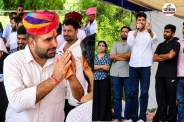 Ravindra Singh Bhati Nirmal Choudhary Jantar Mantar Delhi Protest