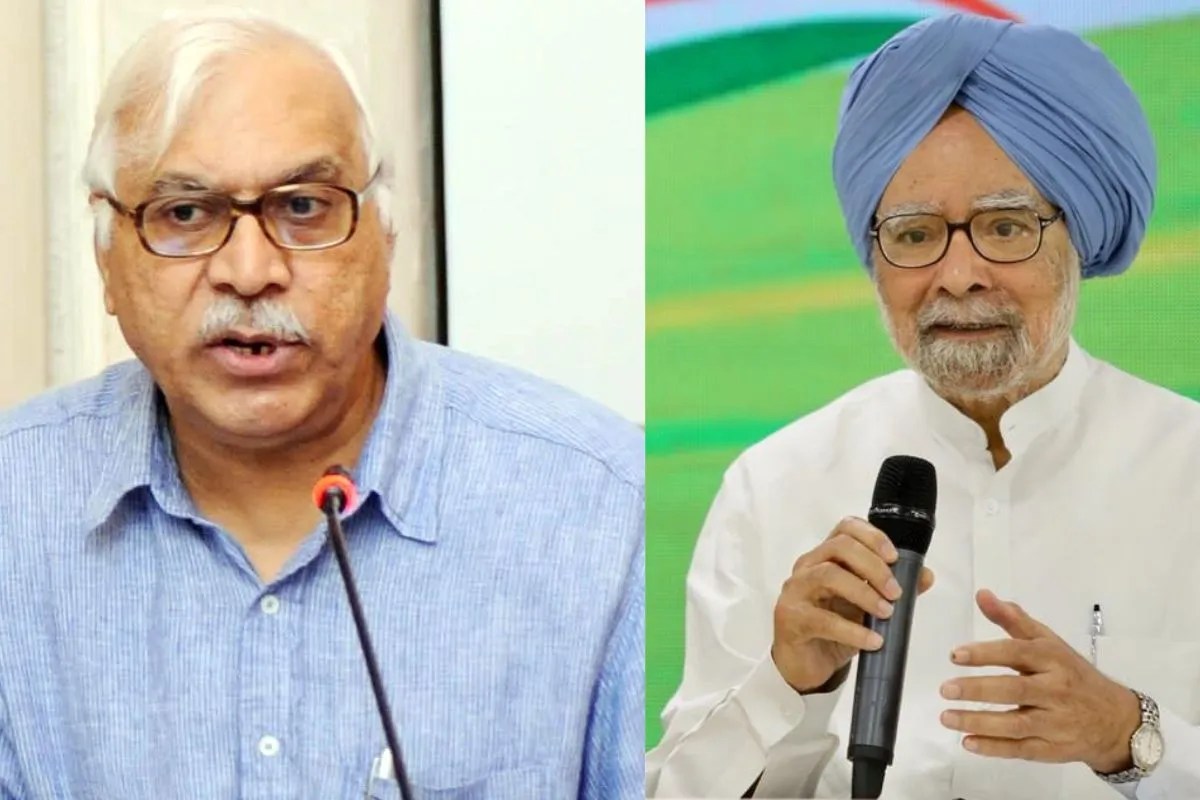 SY Quraishi And Manmohan Singh