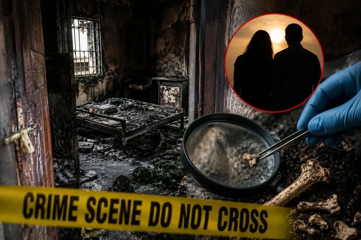 Teacher Couple, Burnt Bodies