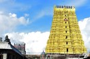 Sri Ganganagar: A view of a religious site visited during a pilgrimage tour of South India.