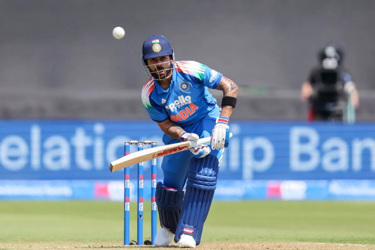 Virat Kohli on Cardiff Pitch
