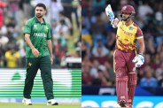Abrar Ahmed and Nicholas Pooran