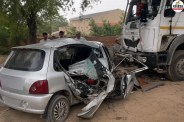 Sriganganagar Road Accident Three Friends Killed