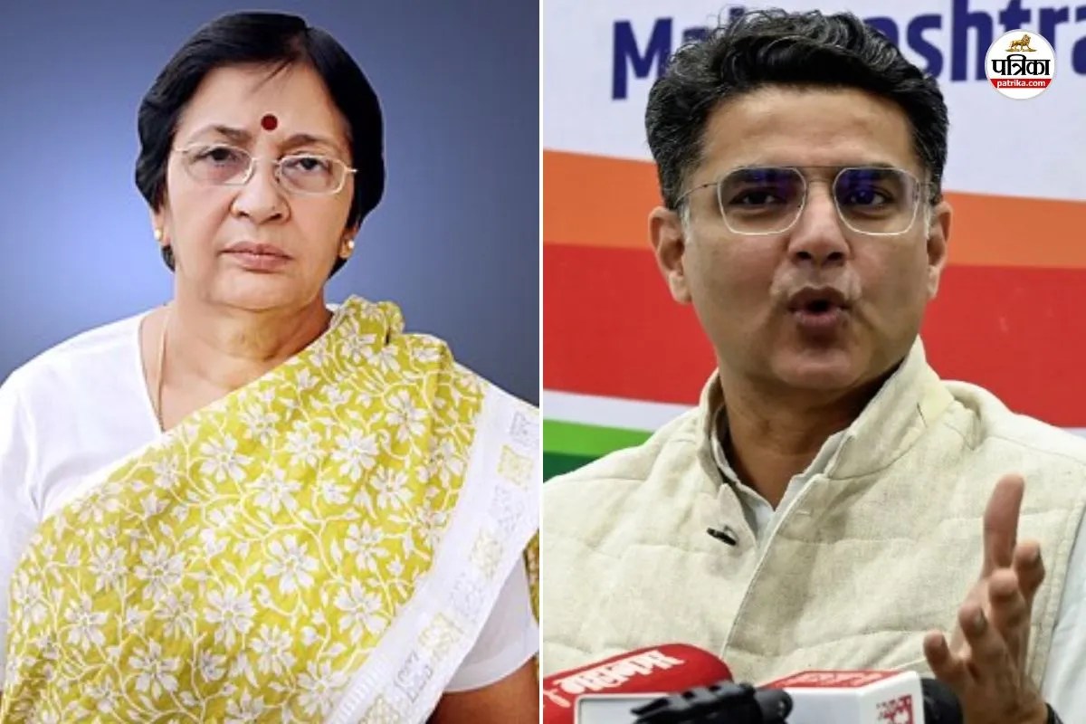 Congress OBC Women Wing National Convener Rajasthan Suchitra Arya Sachin Pilot