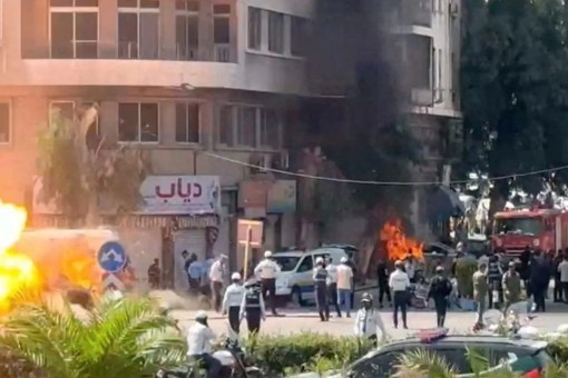 Syria Hotel Damascus Blasts