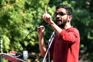 Umar Khalid Poster Appears at NEET Paper Leak Protest in Goa