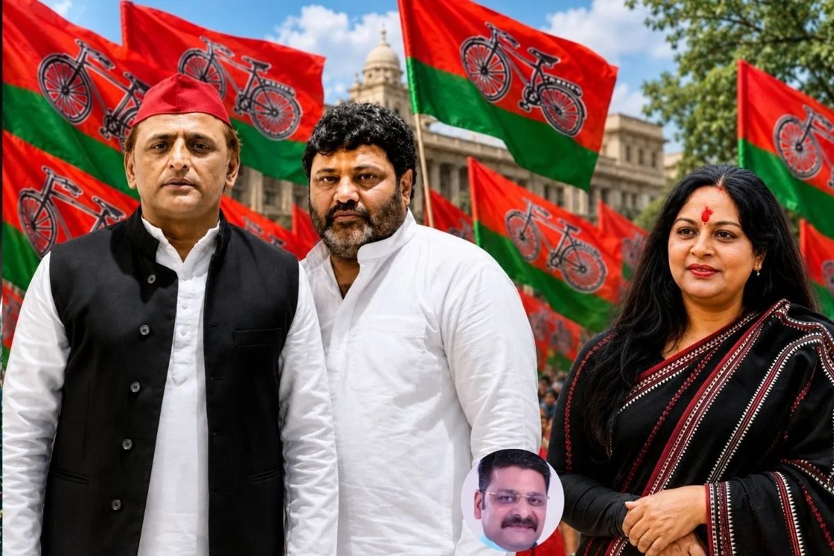 mp ruchi veera mla kamal akhtar row what ritesh gupta said on samajwadi party up politics