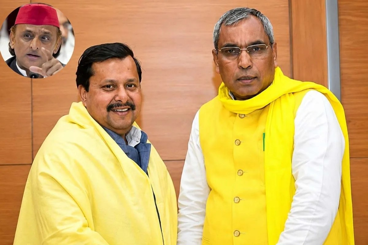 op rajbhar answered akhilesh yadav questions on nitin naveen visit up politics lucknow