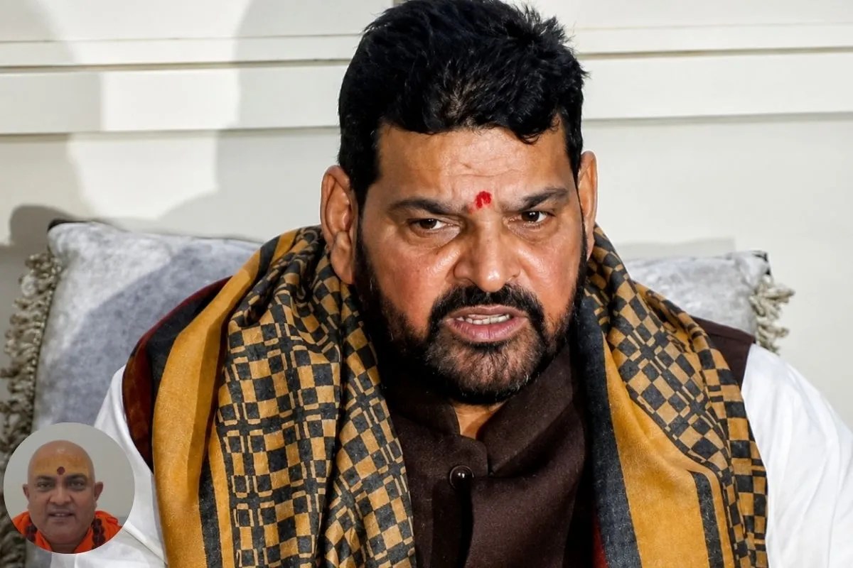 hanumangarhi namaz controversy swami jitendranand saraswati statement on brijbhushan singh ayodhya