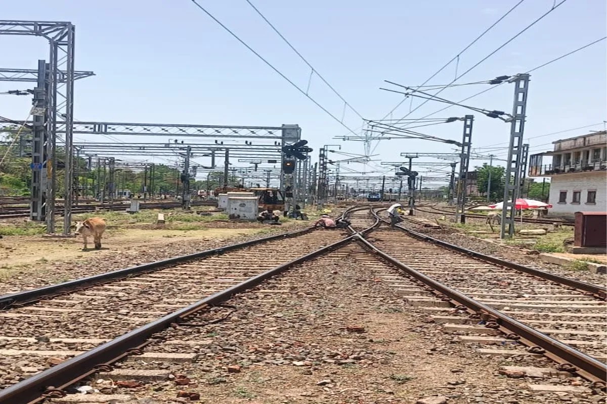 Rail operations are secured through interlocking, signaling, point locking, and the 'Kavach' system; consequently, trains do not collide head-on on the same track