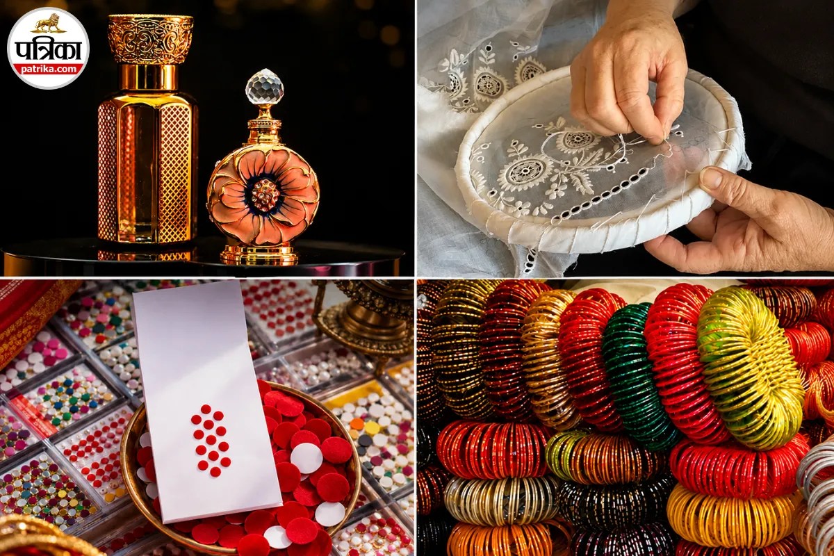 Lucknow Chikankari, Kannauj Attar