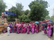anganwadi workers strike