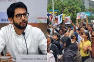 Aaditya Thackeray student protest