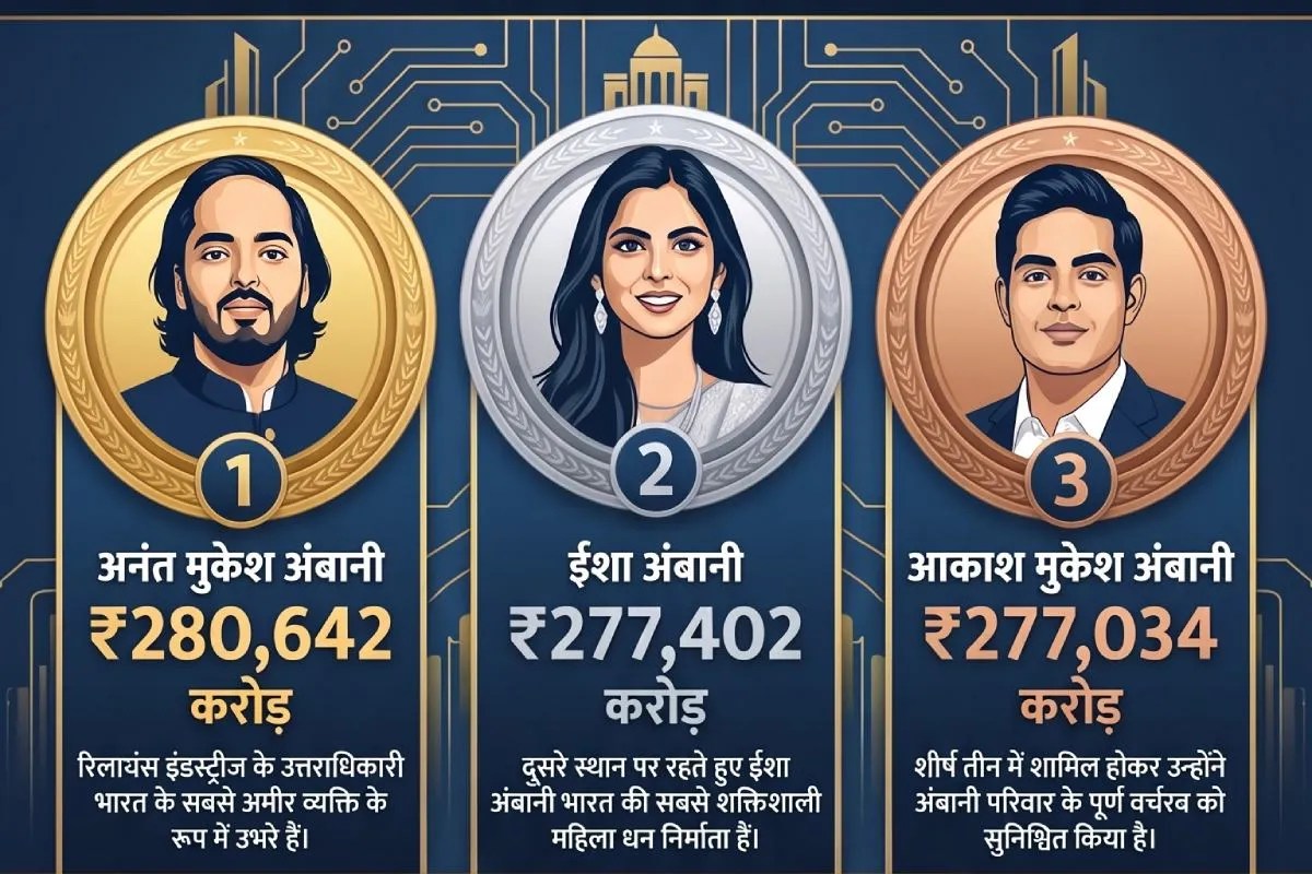 360 ONE Wealth Creators List 2026 India Richest People Anant Ambani Gautam Adani