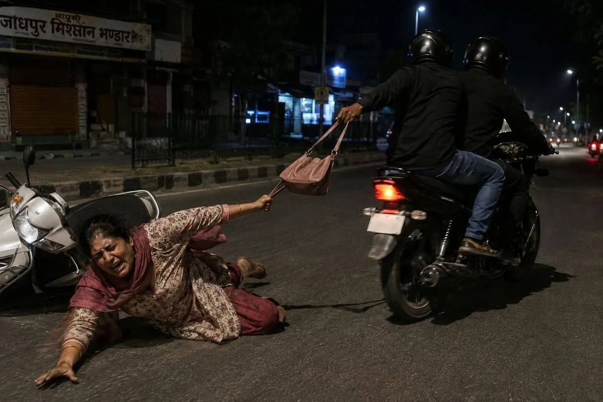 bag snatching in udaipur