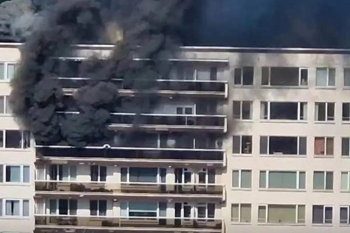 Belgium apartment fire