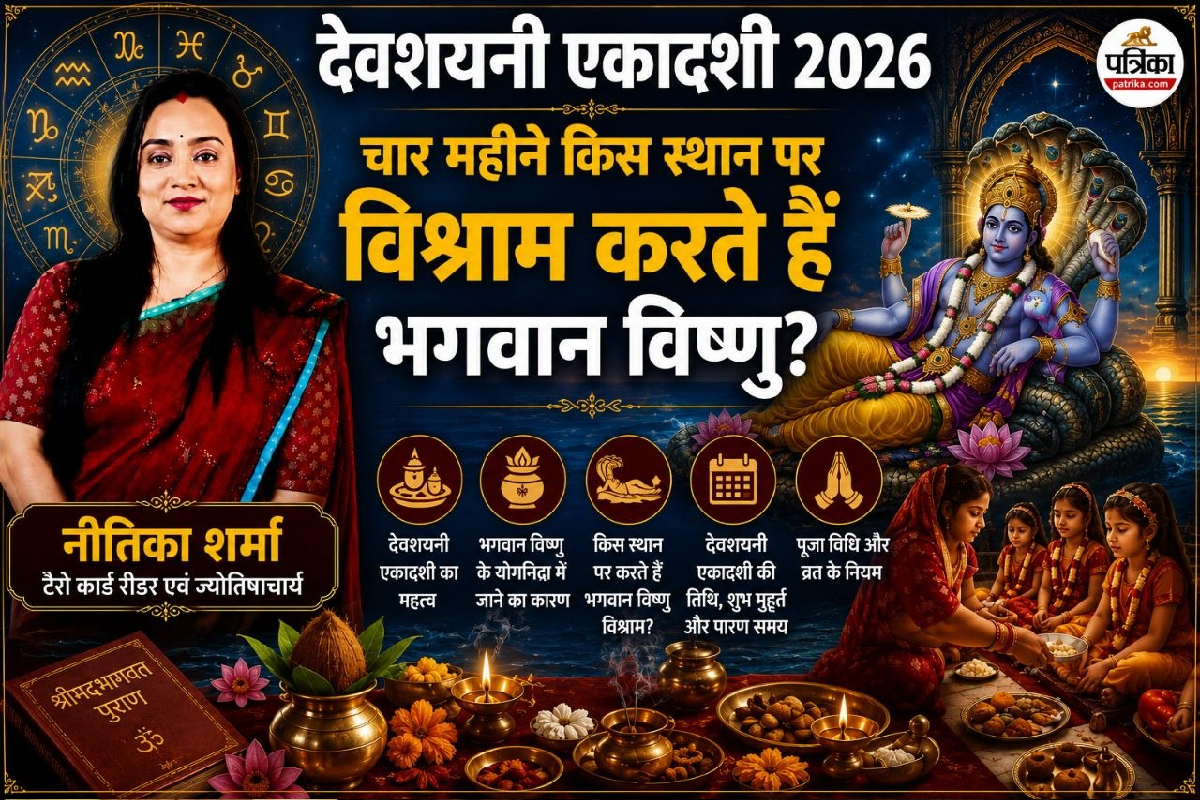 devshayani ekadashi 2026 where does lord vishnu stay during chaturmas