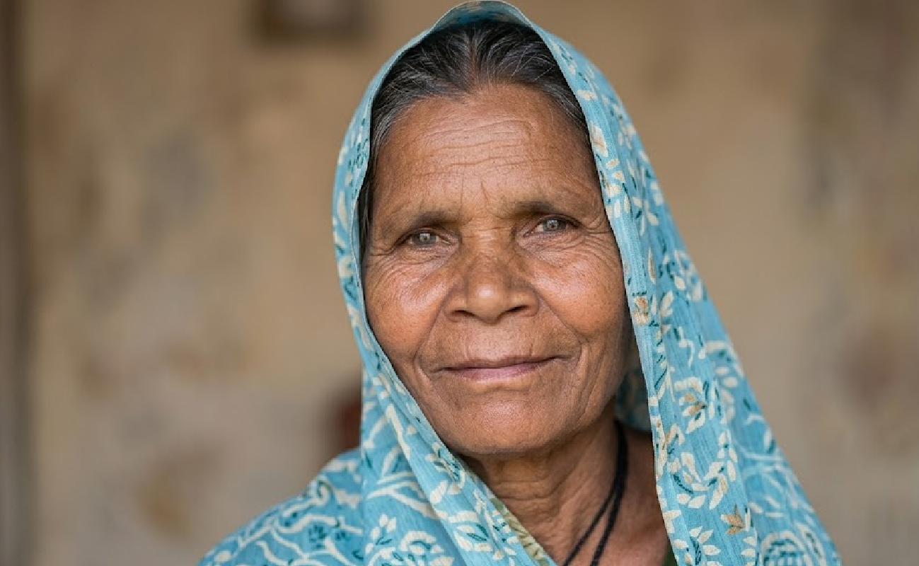 old woman murdered stone attack pm awas yojana money