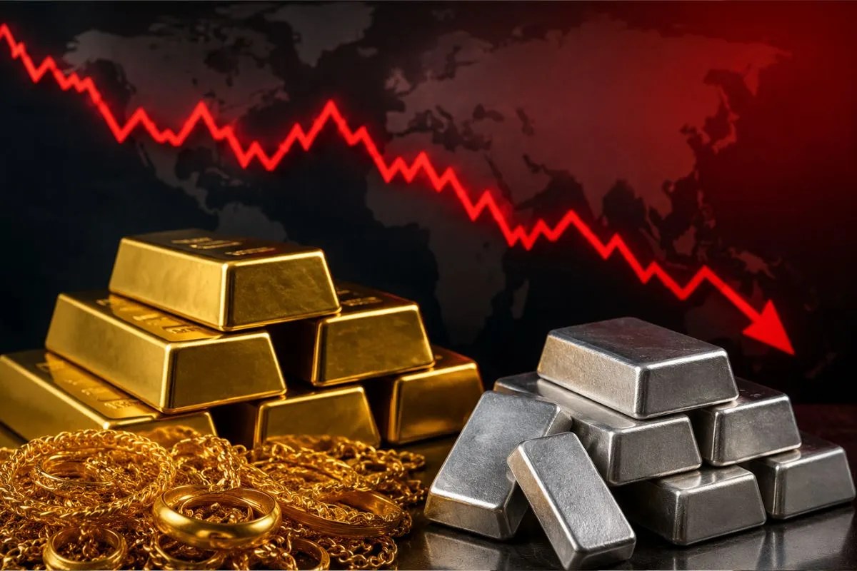 Gold Silver Price Down