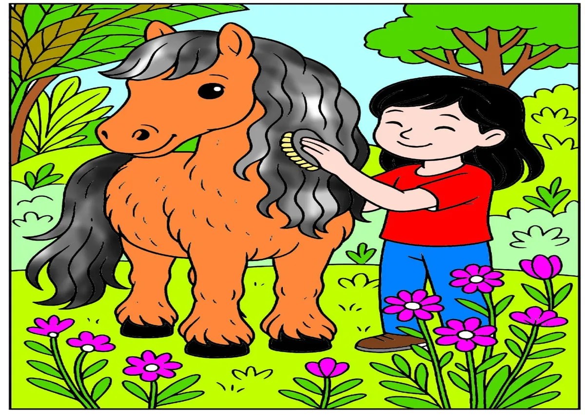 Kids stories, Hindi story, Horse story for kids,