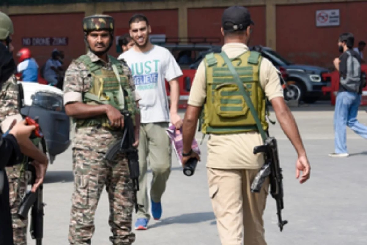 Terror attack on police team in Anantnag.
