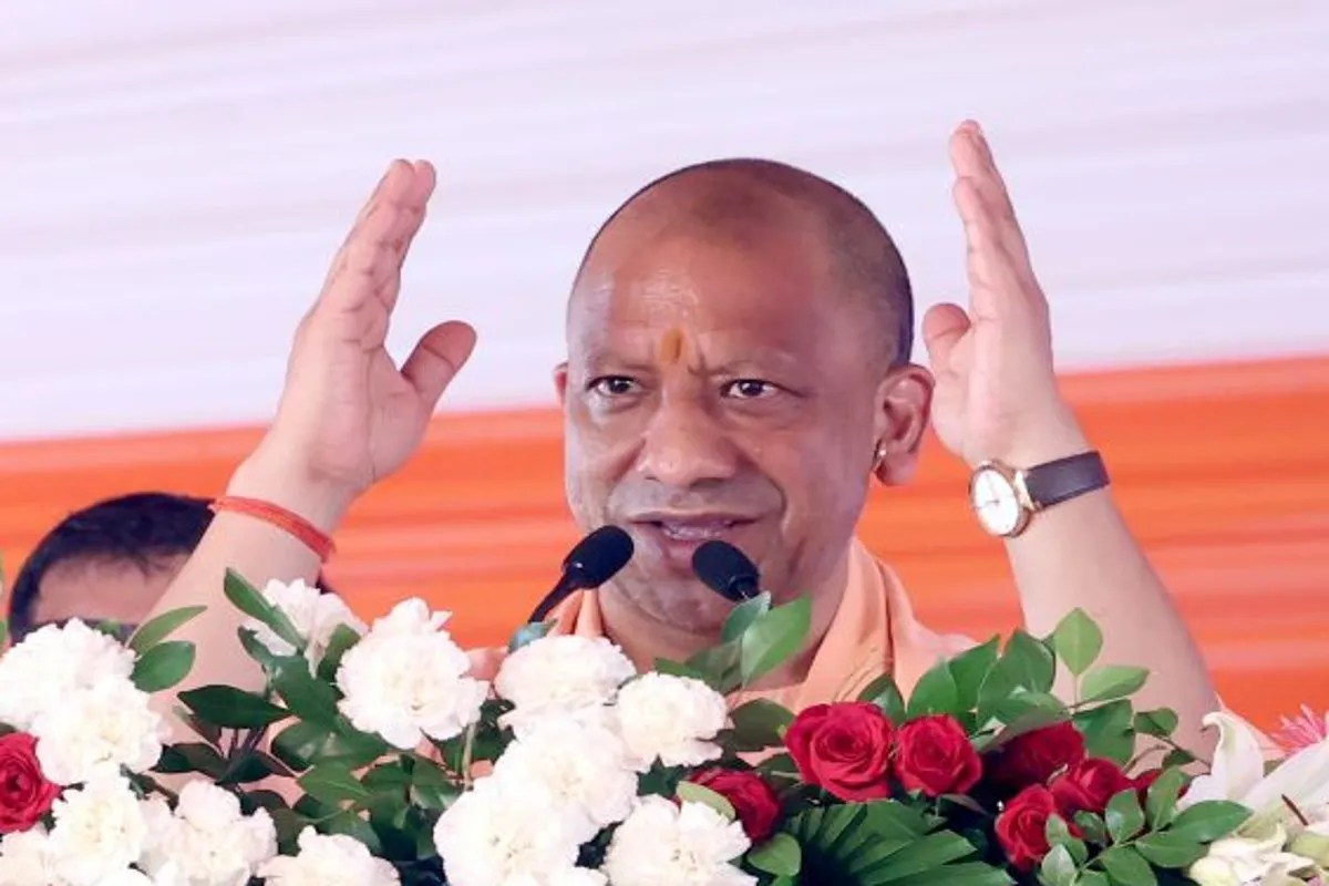 मुख्यमंत्री योगी आदित्यनाथ ने हनुमानगढ़ी से राम मंदिर तक कई मुद्दों पर घेरा (फोटो सोर्स : भाषा संवाद WhatsApp News Group)