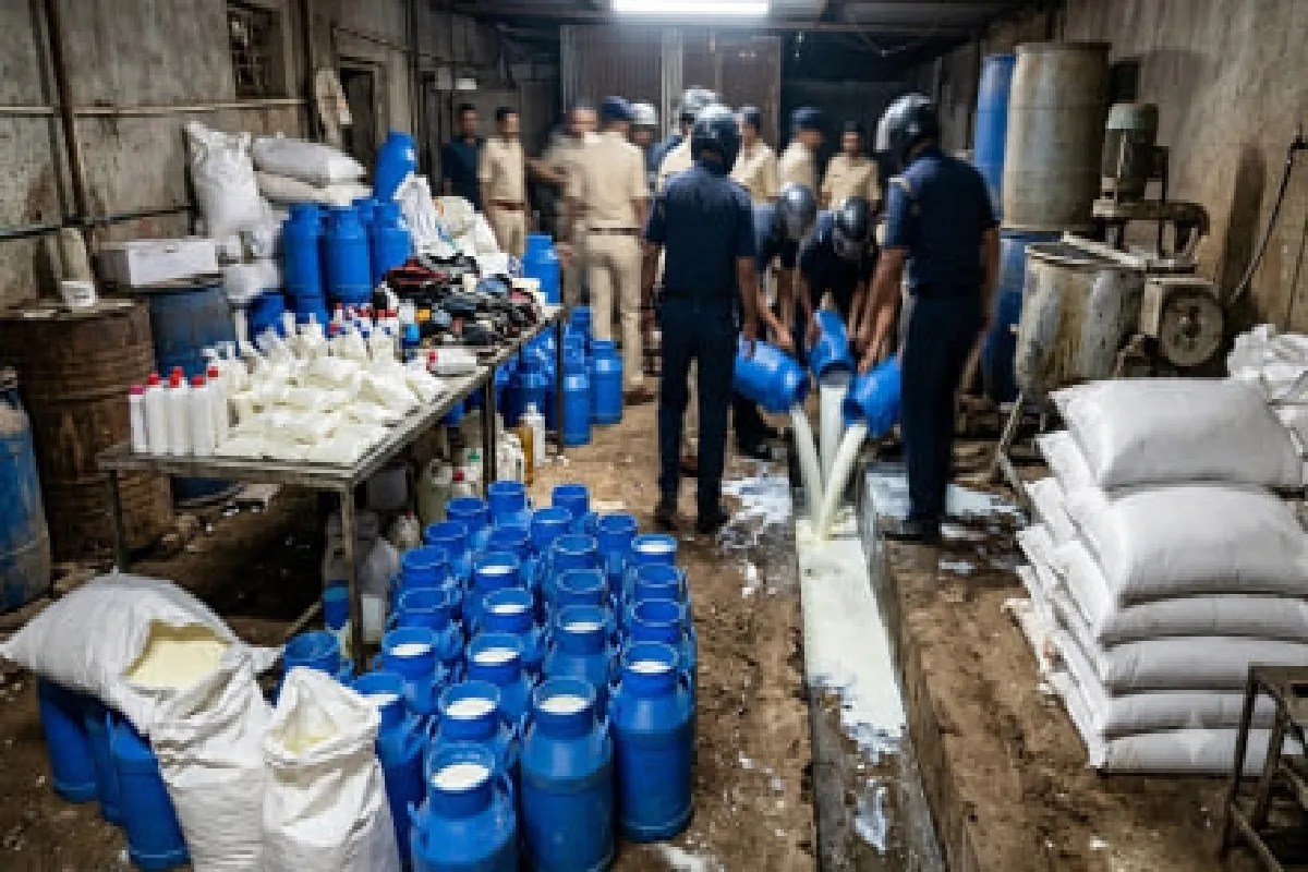 Adulterated milk