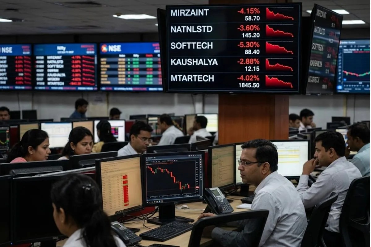 NSE Share Fall List