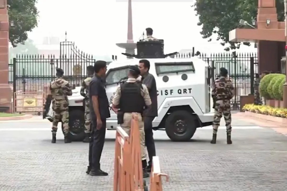 High security at Parliament