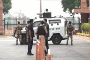 High security at Parliament