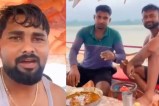 मटन और बीयर पार्टी का वायरल वीडियो का फोटो सोर्स स्क्रीनशॉट