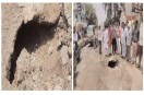 बारिश में फिर खुली सड़क निर्माण की पोल, लक्ष्मण तलैया के पास सड़क धंसने से दहशत; लोगों ने निगम के खिलाफ की नारेबाजी, स्थायी समाधान की मांग