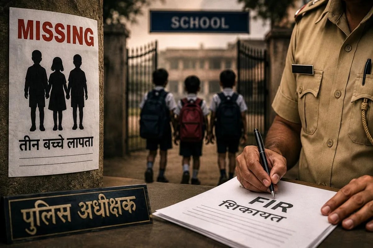 three children missing