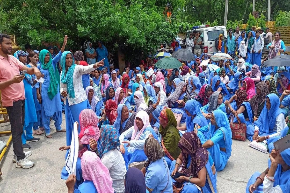 asha sahyogini protest