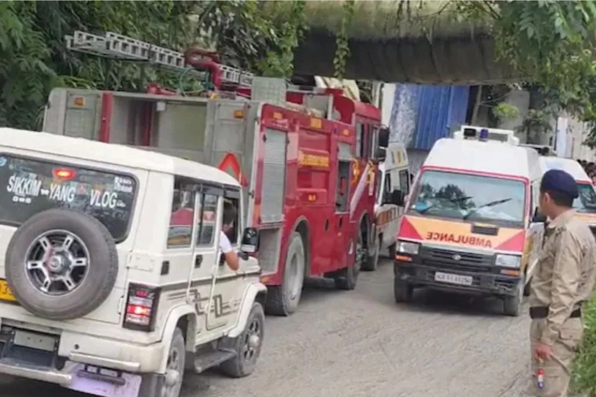 Methane gas blast Sikkim, Sikkim landslide news, Workers trapped in Sikkim tunnel