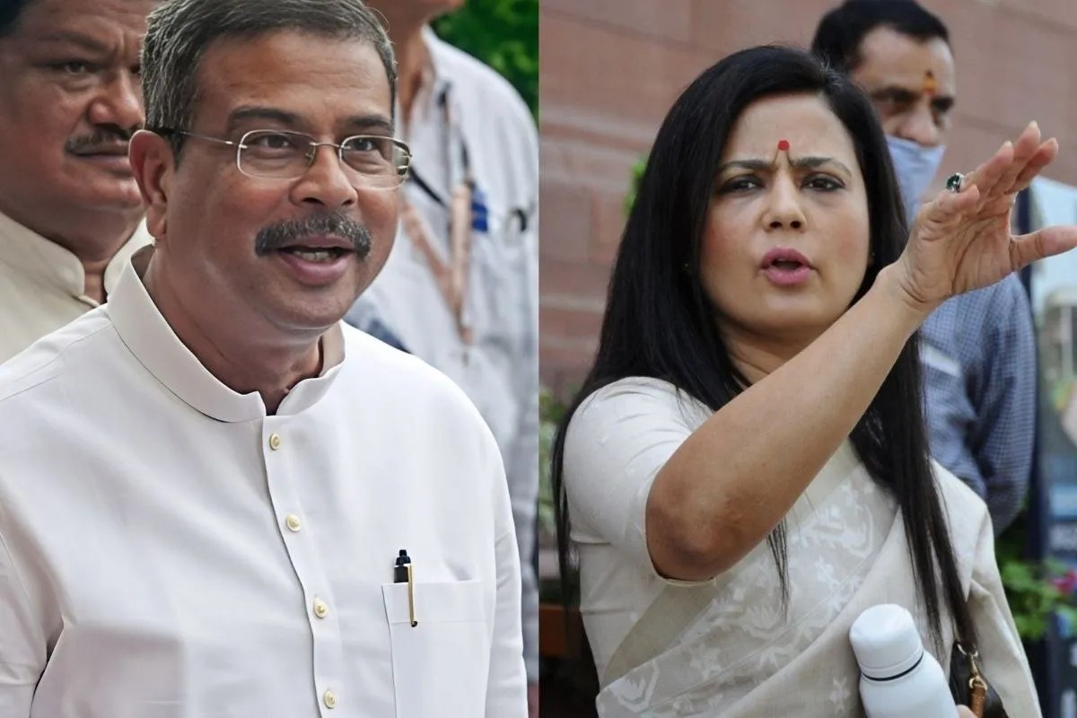 Education Minister Dharmendra Pradhan, TMC MP Mahua Moitra, NEET UG controversy news
