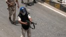 policeman ak47 firing