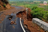 Rajasthan road construction quality Questions raised first rain washed crores rupees