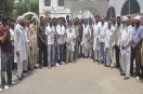 Sri Ganganagar: People from rural areas protesting at the Collectorate due to the disruption of electricity supply