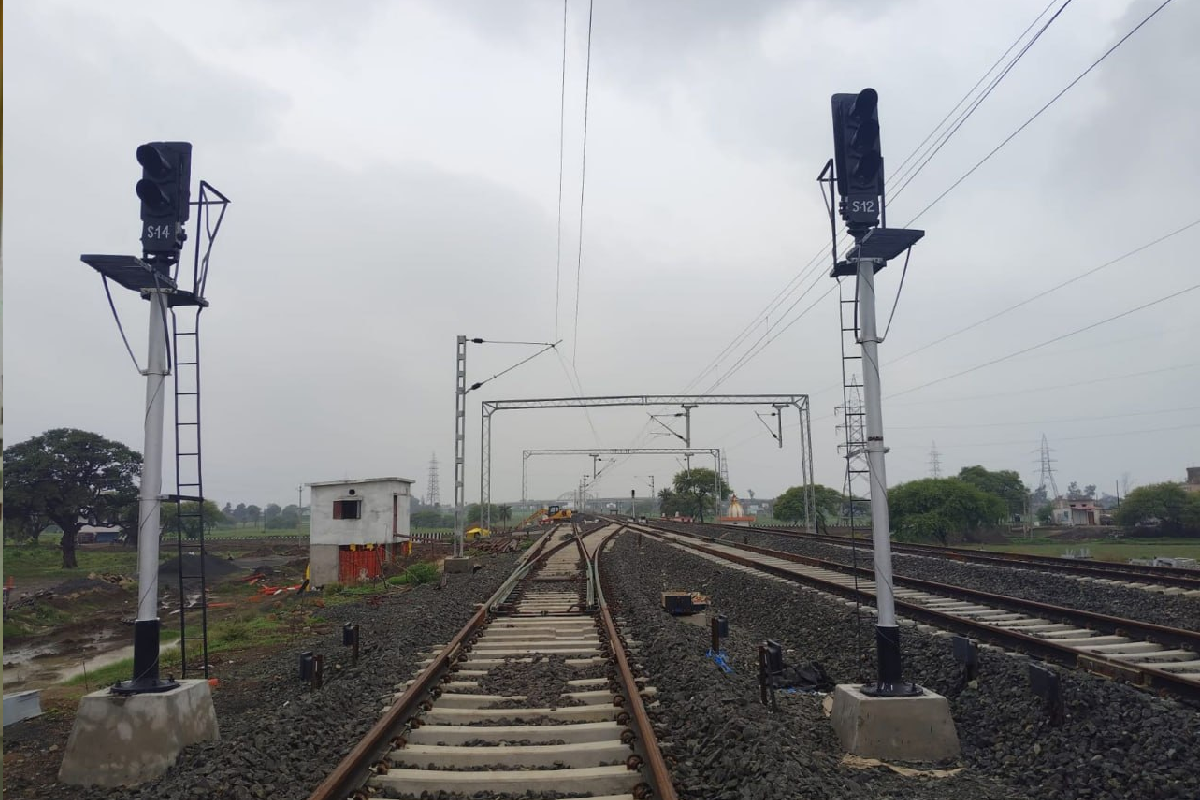 indore-dahod new rail line project signalling work 95 percent complete