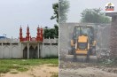 sambhal bulldozer action illegal encroachment eviction