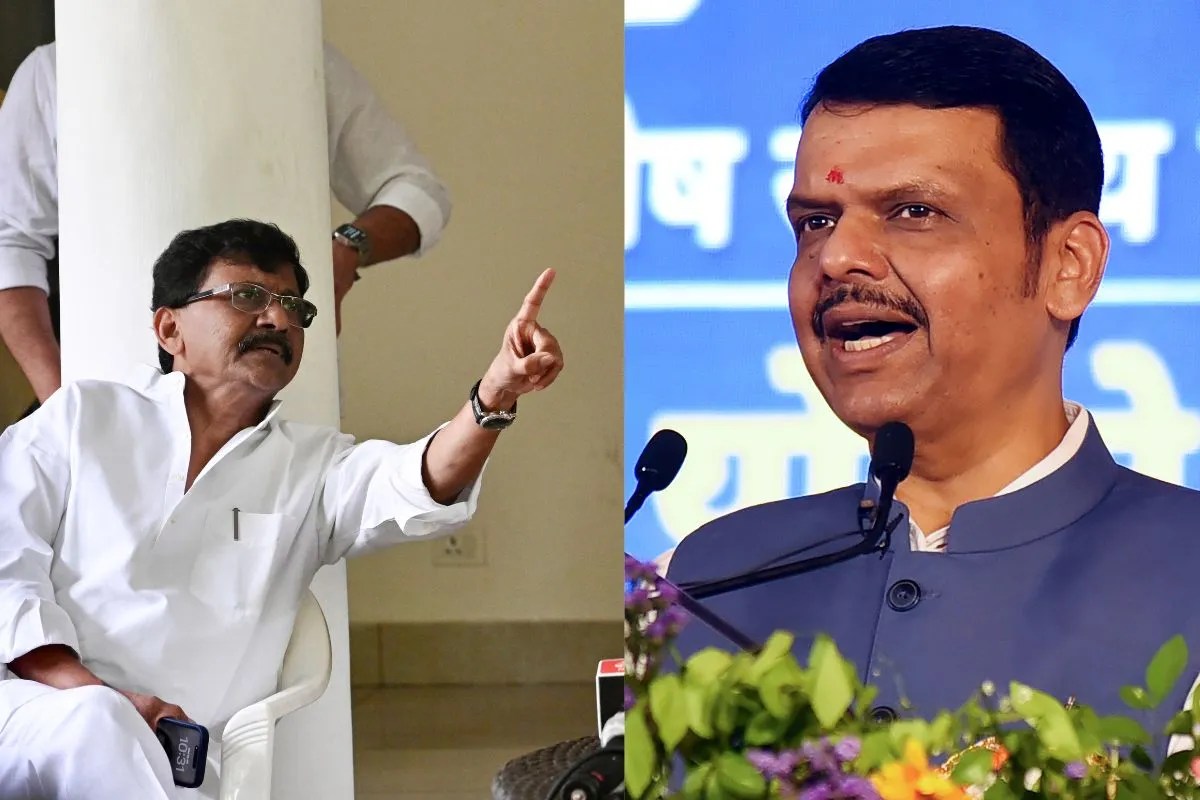 sanjay raut and devendra fadnavis
