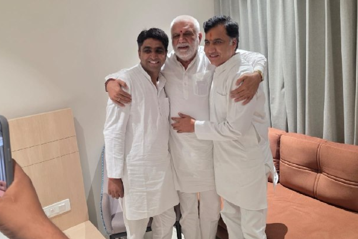 rajgarh slap controversy bjp mla congress leader hug after 24 hours