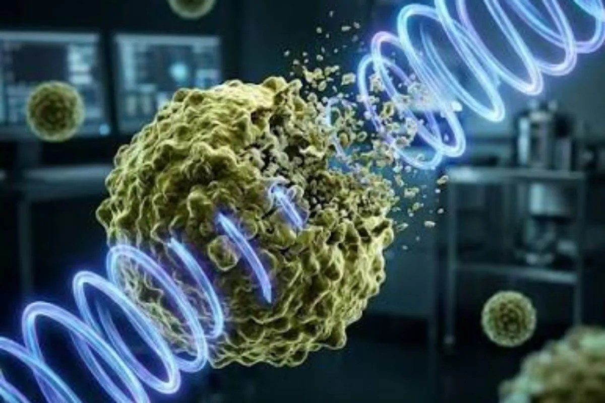 Sound waves to possibly destroy cancer cells