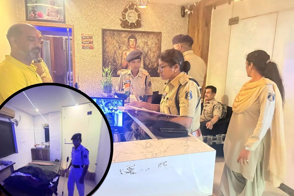 Raipur Spa Raid