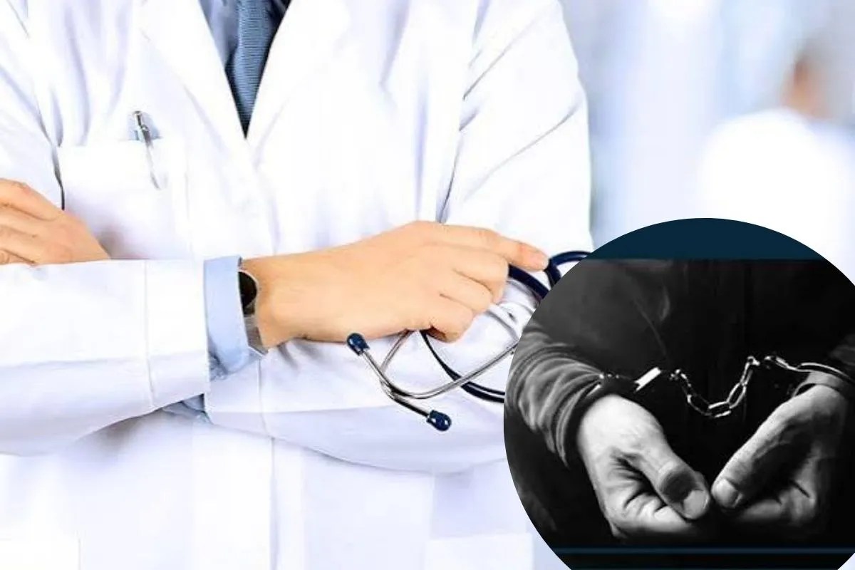 Woman Doctor Arrested