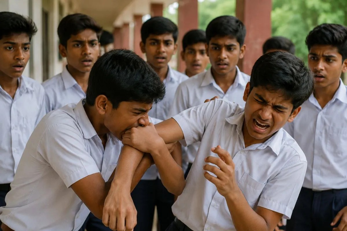 Student Bite Classmates